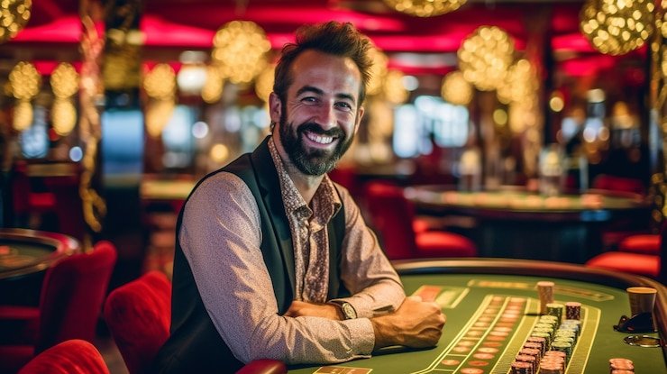 Meja blackjack Sydney Pools dengan dealer profesional
